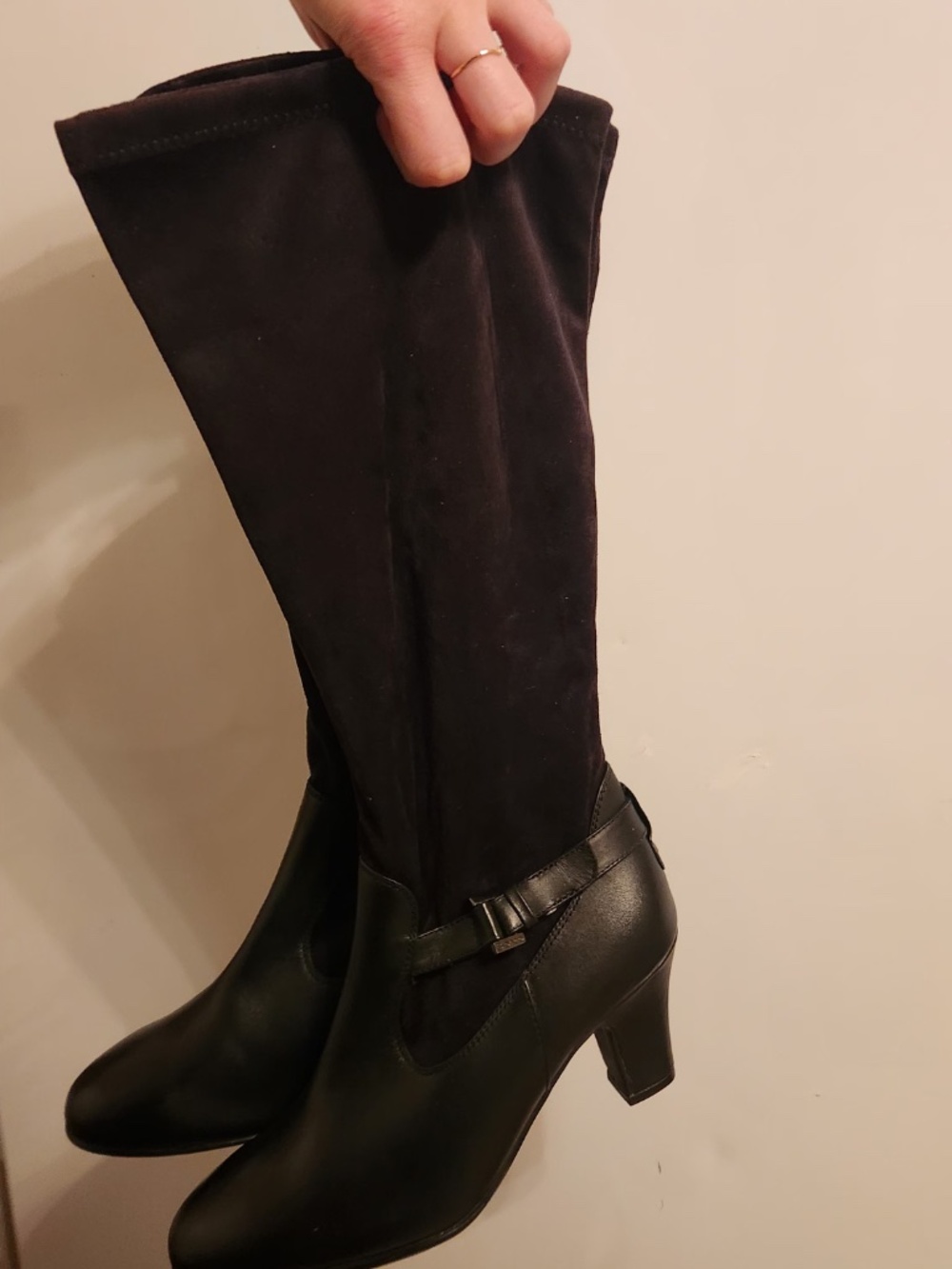 Brand new Blondon wide calf tall boots